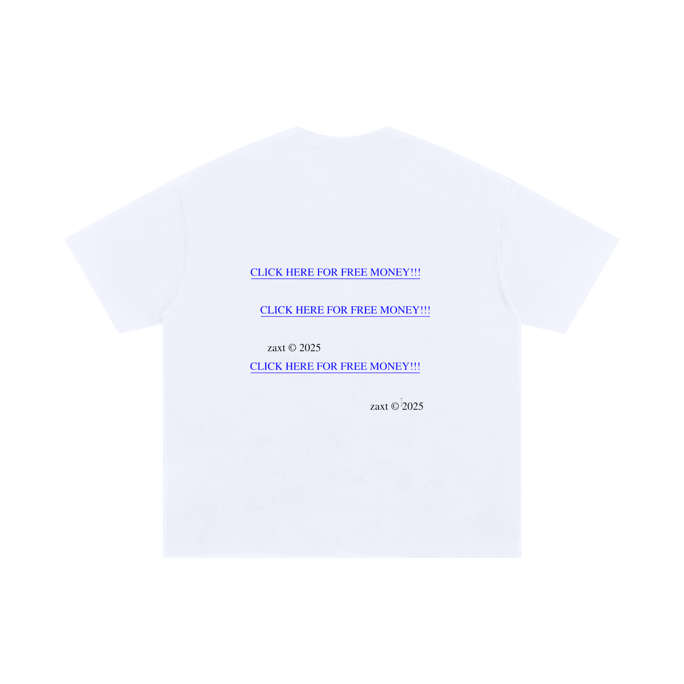 bad graphic design oversized t-shirt