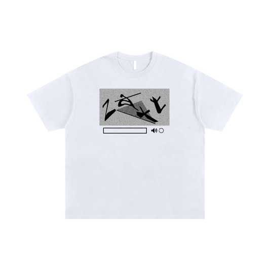 zaxt CAPTCHA oversized t-shirt
